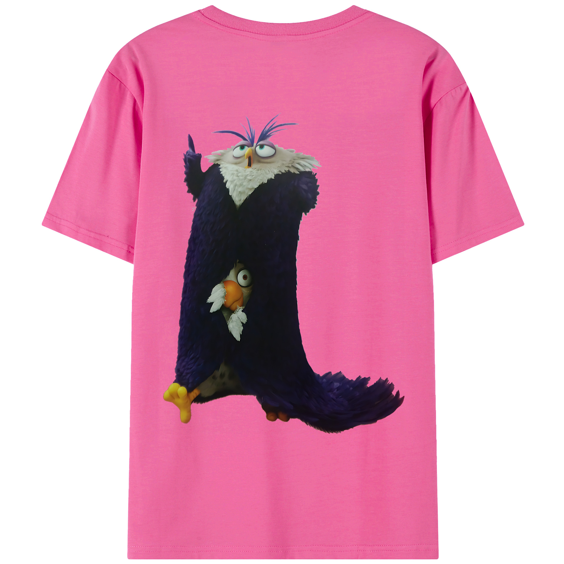 （画像用） Angry Birds アングリーバード レディース半袖Tシャツ(バックプリント)